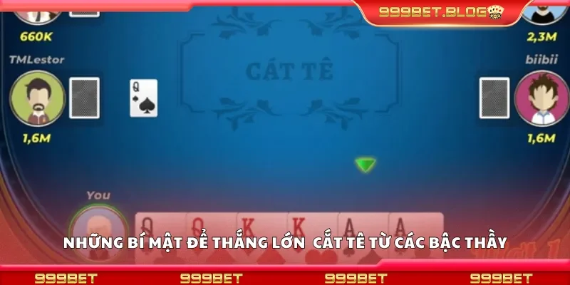 Những bí mật để thắng lớn trong trò chơi cắt tê từ các bậc thầy