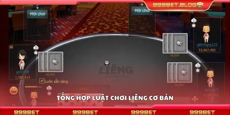 Tổng hợp luật chơi liêng cơ bản