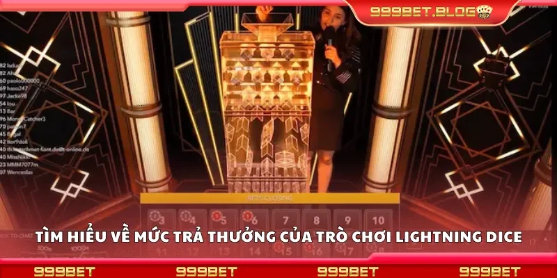 Tìm hiểu về mức trả thưởng của trò chơi Lightning Dice